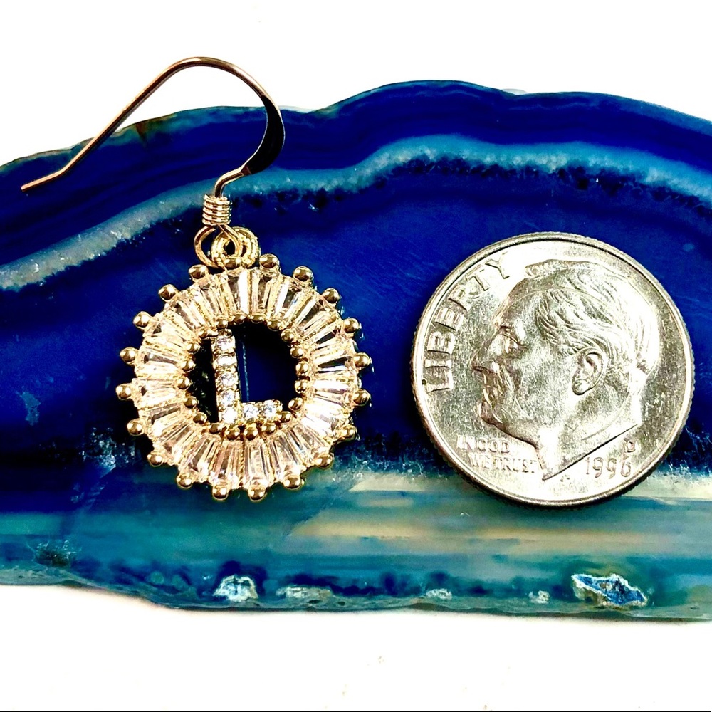 Initial L Earrings, Letter L, Personalized L, Boho - Picture 4 of 9